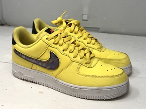 Nike Air Force 1 “Yellow Pulse” Removable Swoosh Size 8   -  CI0064-700 - Picture 1 of 10