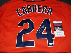 Miguel Cabrera signed Jersey Jsa Detroit Tigers - Picture 1 of 2