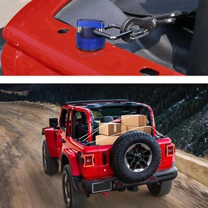 6X Blue Hard Top Thumb Screw With D Ring Aluminum Alloy For Jeep Wrangler Jk Jl - Picture 1 of 7
