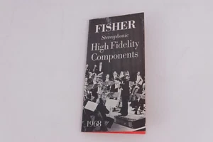 Folleto Fisher High Fidelity Components 1968==¡Original! - Imagen 1 de 3