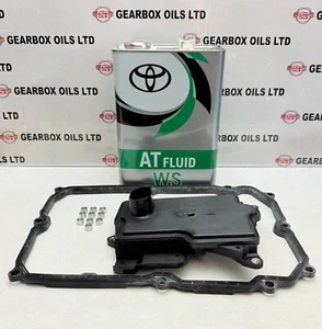 TOYOTA HILUX AC60F/AWR6B45 AUTO TRANSMISSION GEARBOX FILTER GASKET WS OIL 6L KIT - Picture 1 of 7