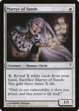 Martyr of Sands Coldsnap PLD White Common MAGIC THE GATHERING CARD ABUGames