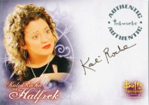 Buffy the Vampire Slayer Women of Sunnydale Autograph A-6 Kali Rocha as Halfrek