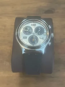 SWATCH IRONY CHRONOGRAPH QUARTZ AG-2007 SWISS MEN'S FULL WORKING VINTAGE WATCH - Picture 1 of 4