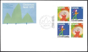 Canada #675a ULpb "Christmas" Brand New 1975 First Day Cover - Picture 1 of 2