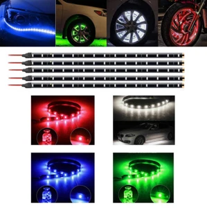 Lot Waterproof 12''/15 DC 12V Motor LED Strip Underbody Light Fit Car Motorcycle - Picture 1 of 20