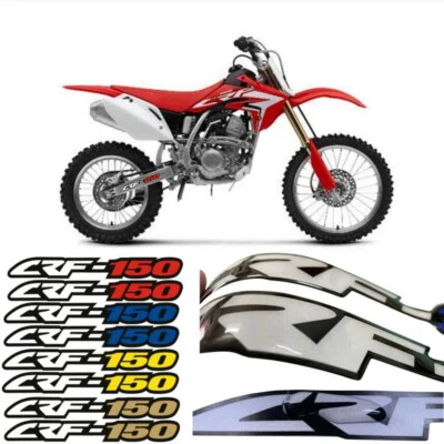 Calcomanías adhesivas de caja de aire basculante pegamento 3D para HONDA CRF 150F 150R/RB 2003-2022 Foto 1 de 4