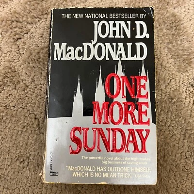 One More Sunday Mystery Paperback Book by John D. MacDonald Fawcett 1985 - Image 1 of 4
