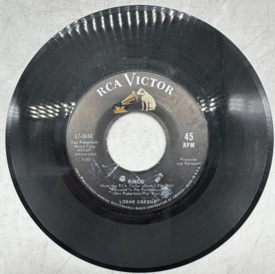 Lorne Greene Ringo / Bonanza RCA Victor 47-8444 EX/NM Foto 1 de 4