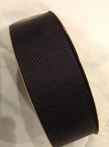 3015 Grosgrain Black Ribbon, 50 Yard X 1.5" inches - Picture 1 of 2
