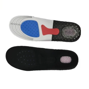 Woman Men Gel Orthotic Sport Running Insole Insert Shoe Pad Arch Support Cushion - Picture 1 of 15