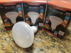 Qty 20: Euri LED BR30 Flood Bulbs, 9 Watt (65 W), Dimmable, 3000K Soft White - Picture 1 of 6