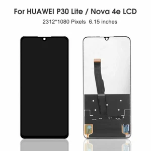 LCD Touch Screen Digitizer For Huawei P30 Lite / Nova 4E MAR-L01A L21A LX1A-UK - Picture 1 of 1