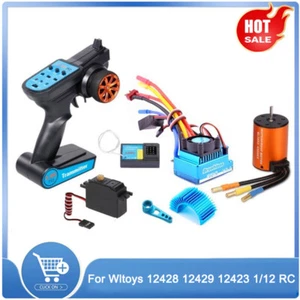 Brushless ESC Receiver Remote Controller Servo For Wltoys 12428 12429 12423 1/12 - Picture 1 of 13