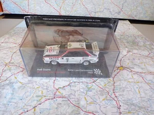 Audi Quattro n°2 Rallye Lyon Charbonnières 1984 Darniche IXO 1/43 en boite - Imagen 1 de 1