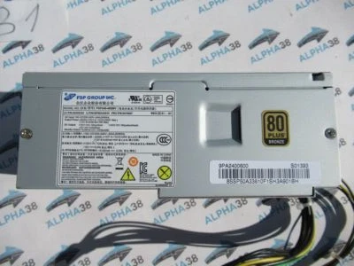 FSP FSP240-40SBV 240 W  PC Netzteil Lüfter 80 Plus Bronze ThinkCentre m93p - Bild 1 von 2