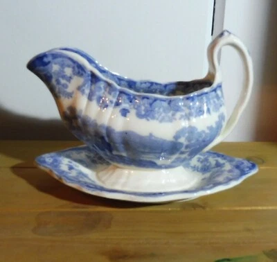 Blue Rhine v. Spode , Sauciere ca. 21 cm lang - Bild 1 von 4