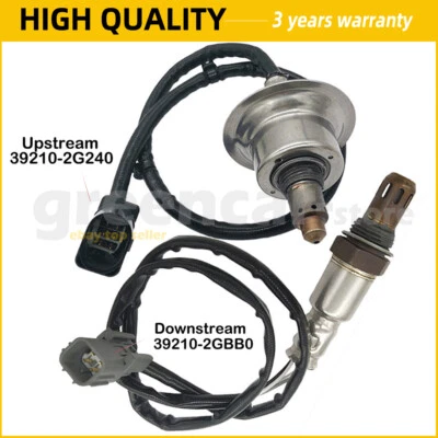 Sensor de oxígeno aguas arriba+aguas abajo 2 piezas para Hyundai Tucson Kia Sorento 2016-2019 EE. UU. Foto 1 de 4