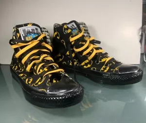 Batman Unisex US 5 Converse Chuck Taylor Hi Cut All Star DC Comics - Picture 1 of 9