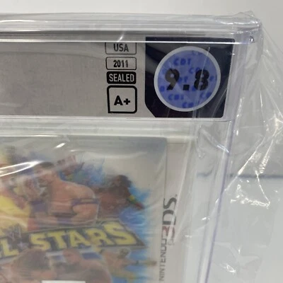 POP 1 RARE SEALED LENTICULAR Hulk Hogan cover WWE All Stars WATA 9.8 A+ SEALED - Image 1 of 4