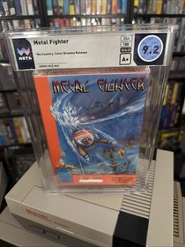 Color Dreams Metal Fighter Video Game Nintendo NES Graded WATA 9.2 A+ Sealed