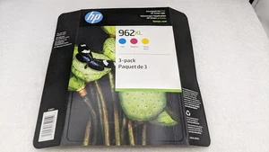 NOWY HP 962XL Cyan Purpurowy Żółty Jaune 3JA00AN 3JA01AN 3JA02AN Exp 2024 Darmowa S/H - Zdjęcie 1 z 5