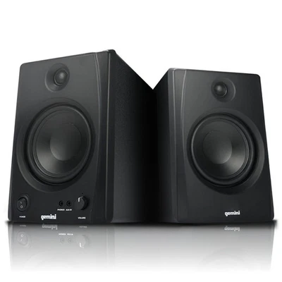 Gemini SMX-5BT 5" Bluetooth Studio Monitors 200W TRS/RCA/Aux Active/Passive Pair - Image 1 of 4