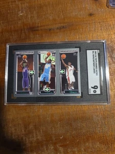 2003-04 Topps Rookie Matrix LeBron James Carmelo Anthony Dwyane Wade RC SGC 9 - Picture 1 of 3