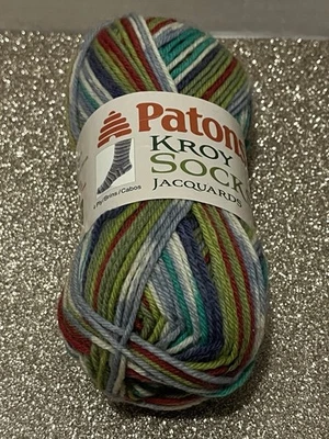 Una nueva madeja Patons Kroy Calcetines Jacquards Hilo Verano Miss Jacquard 55612 Foto 1 de 4