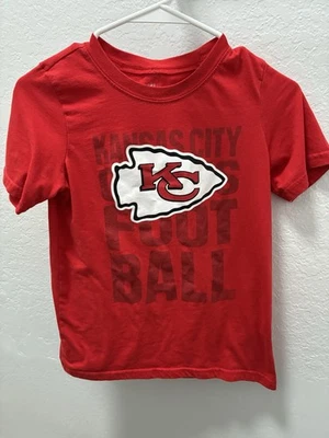 Ropa de equipo marca NFL Kansas City Chiefs camiseta de fútbol americano niños talla 10 Foto 1 de 4