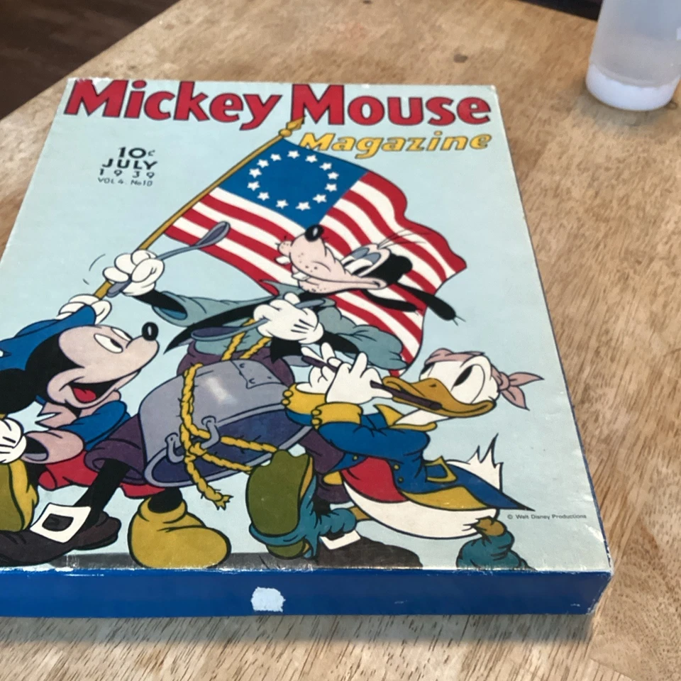 Vintage Springbok Jigsaw Puzzle MICKEY MOUSE Magazine July 1939 Spirit of '76 - Image 1 of 1