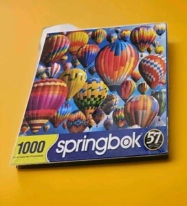 Colorful Puzzle Hot Air Balloon Fest - 1000 Piece - Springbok - Made in USA *New - Picture 1 of 3