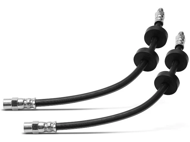 Front Brake Hose Set fits Audi 100 Quattro 1989 2.3L 5 Cyl Base 89KJWN - Image 1 of 1
