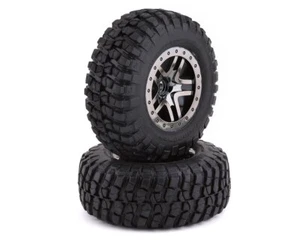 Traxxas BFGoodrich KM2 Reifen S1 auf Felge schwarz chrome TRX6873T Slash 4x4, Sl - Bild 1 von 3