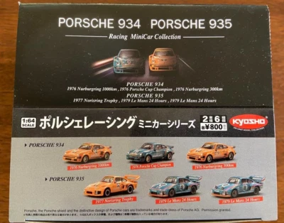 Kyosho 1/64 Porsche Racing 934 935 Colección Caja Rundam Juego de 6 JAPÓN Unopend Foto 1 de 4