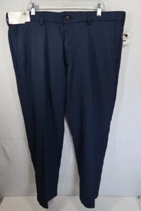 Haggar H26 Men's Performance Dress Pants Blue Size 40 x 30 Straight Fit NEW - Picture 1 of 10