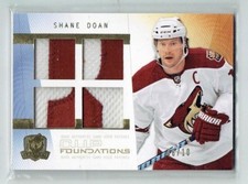 09-10 UD Upper Deck The Cup Foundations  Shane Doan  /10  Quad Patches