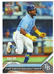 2023 Topps Now 1st Career HR Grand Slam #748 Osleivis Basabe Rays - Picture 1 of 1