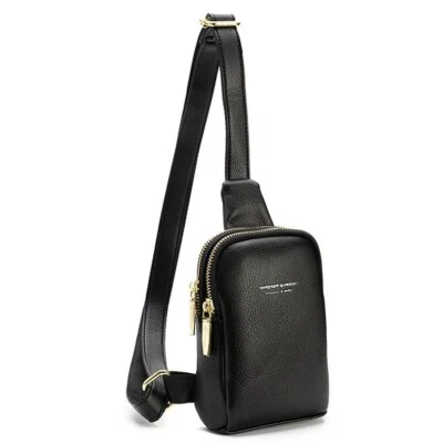 Bandolera Bandolera Mochila Bolso de Pecho para Mujer Pequeño Bandolera Teléfono Celular Cartera Foto 1 de 4