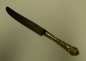 RENACIMIENTO FRANCÉS Mango de ley Hoja francesa 9 "Cuchillo Reed & Barton No Mono - Imagen 1 de 2