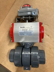 Flow-Tek 920830-113A0-532 Actuator W/2" PVC Socket Ball Valve & Indicator - New - Picture 1 of 6