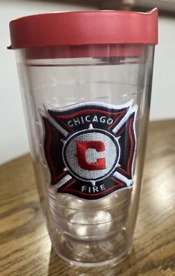 Tervis 16oz. Vaso MLS Chicago Fire con tapa roja Tervis  Foto 1 de 4