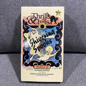 Thrills & Chills Shivering Spooks 1988 VHS Program 32 Nippon RARE OOP Horror - Imagen 1 de 2