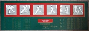 KEITH MILLER BOWLING PERSONALLY SIGNED FRAME BY FRAME LIMITED EDITION PRINT-COA  - Picture 1 of 5