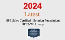 HPE Sales Solution Foundations HPE2-W11 dump GUARANTEED (1 month update)