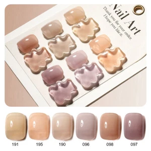 6color nail polish manicure functional glue set detachable phototherapy glue set - Picture 1 of 22