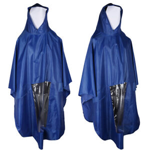 Mobility Scooter Hooded Rain Cover Universal Water Proof Coat Poncho UK