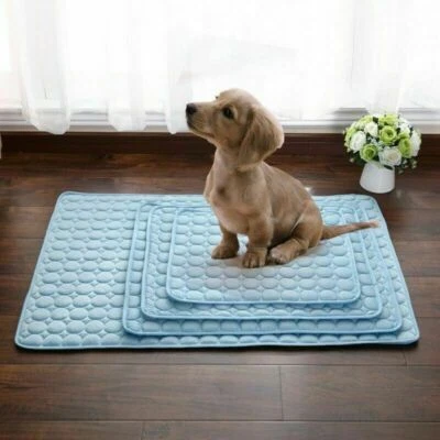 Pet Cooling Mat Cool Pad Dog Cat Comfortable Sofa Cushion Bed Blanket Puppy - Image 1 of 4