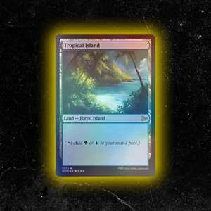 FOIL - Tropical Island - Custom Magic: The Gathering Card - High-Quality - Picture 1 of 5