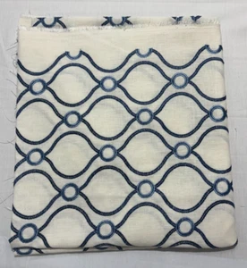 Two-Piece Blue Patterned Fabric Bundle - Includes P/Kaufmann Curveball Porcelain - Picture 1 of 4